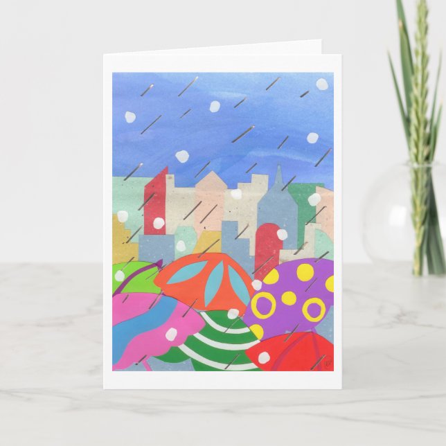 Umbrellas Card (Front)