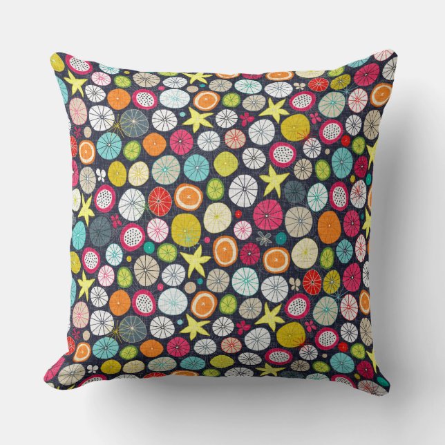 umbrellas cobalt cushion (Front)