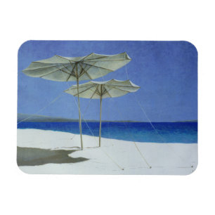 Umbrellas Greece 1995 Magnet