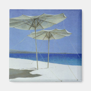 Umbrellas Greece 1995 Magnet