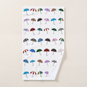 Umbrellas Hand Towel