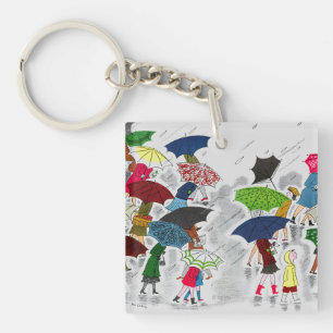Umbrellas Key Ring