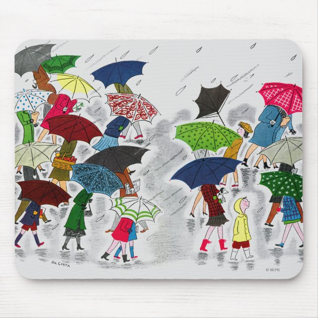 Umbrellas Mouse Pad (Front)