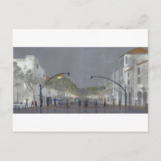 Umbrellas On Chapala Postcard