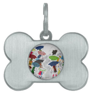 Umbrellas Pet Tag
