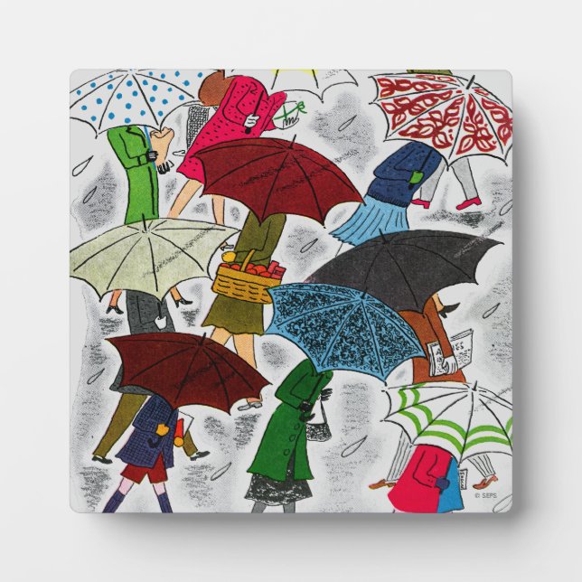 Umbrellas Plaque (Front)