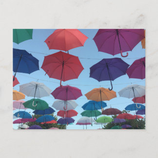 Umbrellas Postcard
