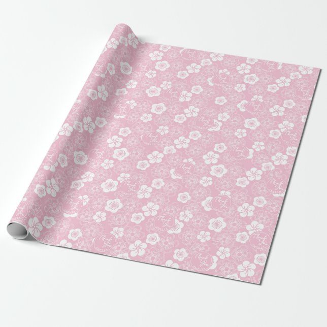 Ume |Japanese traditional plum KIMONO Personalised Wrapping Paper (Unrolled)