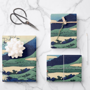 Umegawa in Sagami Province Poster Wrapping Paper Sheet