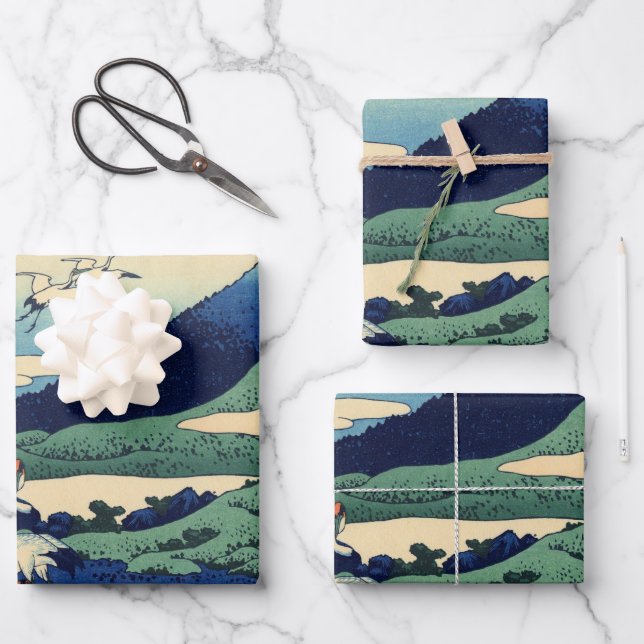 Umegawa in Sagami Province Poster Wrapping Paper Sheet (Front)