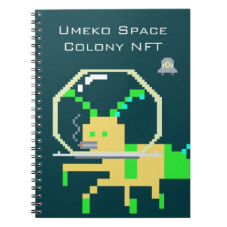 Umeko Space Colony NFT #53 Pome notebook ノートブック