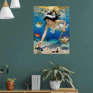 "Umi Blossom" – An Ocean Portrait             Poster
