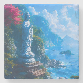 Umi no Hotoke The Buddha of the Sea Stone Coaster