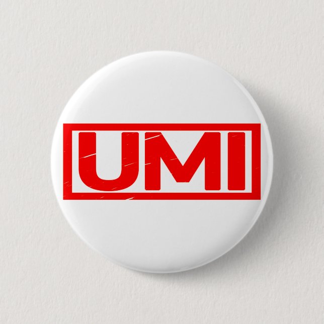 Umi Stamp 6 Cm Round Badge (Front)