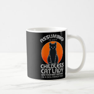 Uming Childless Cat Lady Dog And Cat Owners Hallow Coffee Mug