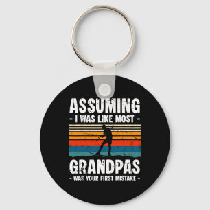 Uming I Was Like Most Grandpas Water Skiing Key Ring