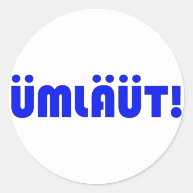 Umlaut! Stickers (Front)