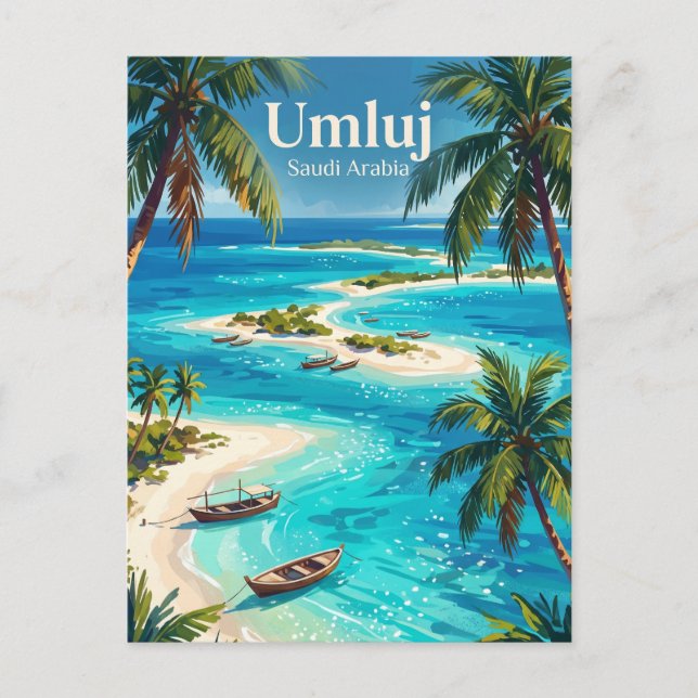 Umluj Saudi Arabia Postcard (Front)