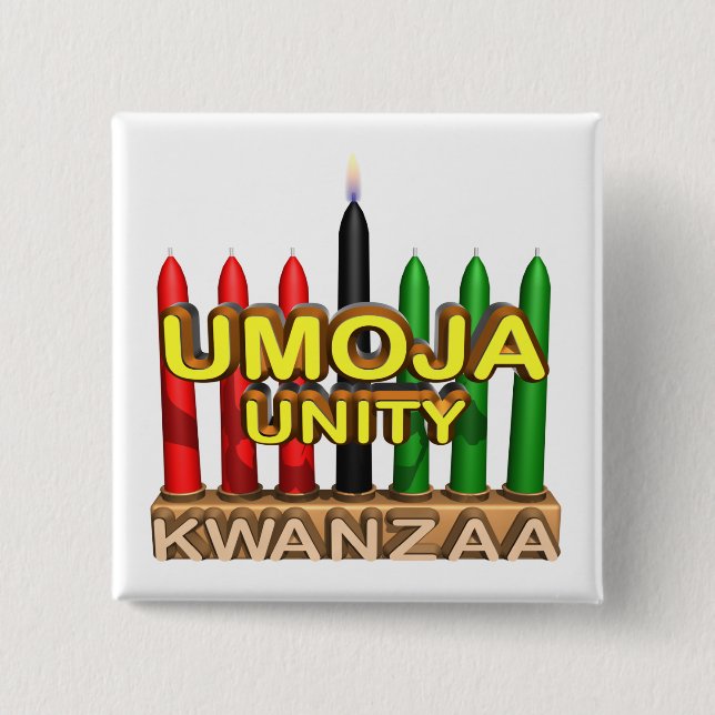 Umoja 15 Cm Square Badge (Front)