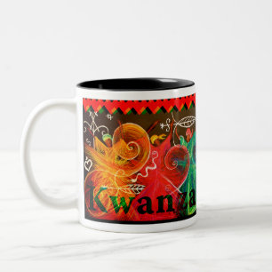 Umoja! - Kwanzaa Two-Tone Coffee Mug