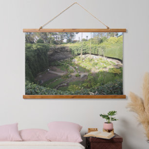 Umpherston Sinkhole Hidden Sanctuary Hanging Tapestry