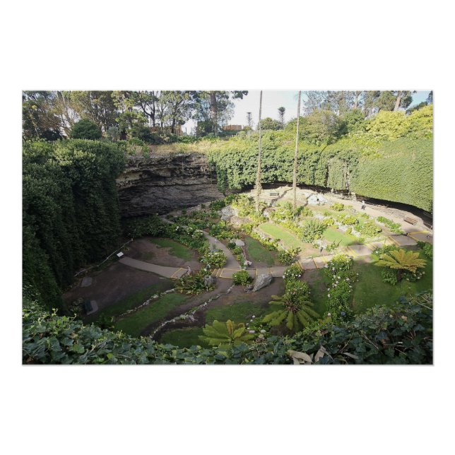 Umpherston Sinkhole Hidden Sanctuary Poster (Front)
