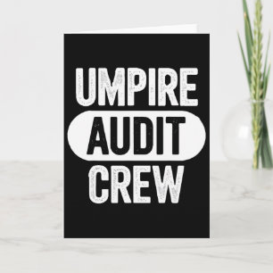 Umpire Audit Crew Card