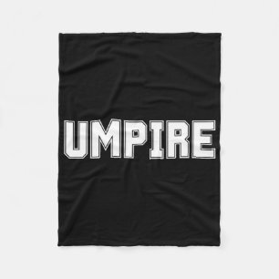Umpire Funny Softll Sell Footll Cricket Sports Fleece Blanket