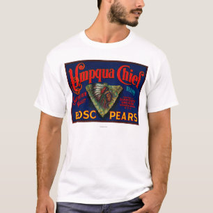 Umpqua Chief Pear Crate LabelSutherlin, OR T-Shirt
