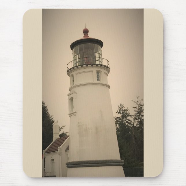 Umpqua River Lighthouse, OR Mouse Pad (Front)