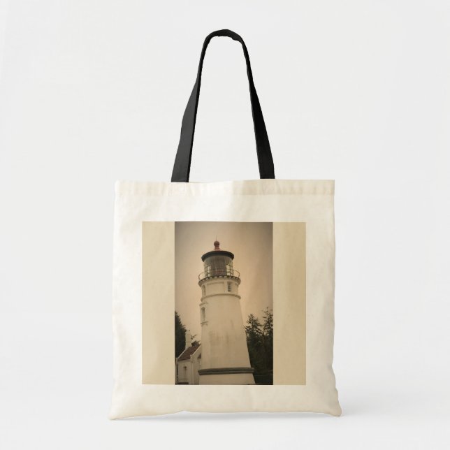 Umpqua River Lighthouse, OR Tote Bag (Front)
