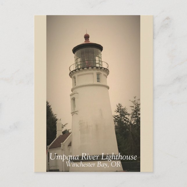 Umpqua River Lighthouse Postcard (Front)