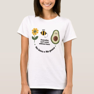Umweltshirt mit Biene & Avocado T-Shirt