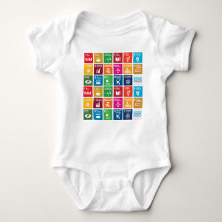 UN 17 Sustainable Development Goals Baby suit Bodysuit