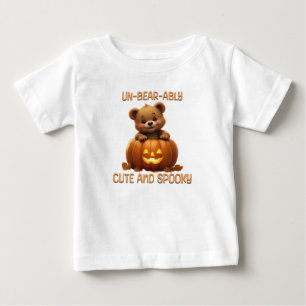 Un-bear-ably Cute Bear In A Pumpkin Halloween Baby T-Shirt