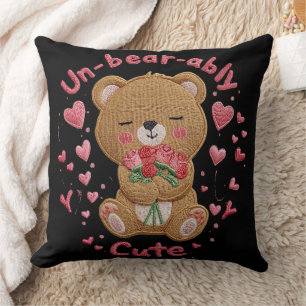 Un-bear-ably Cute Teddy Bear Cushion