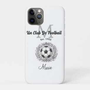 un club de football monogram est, year fifa world iPhone 11 pro case
