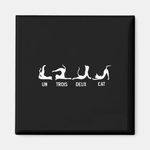 Un Deux Trois Cat Shirt Women Cool Cats And Kitten Magnet