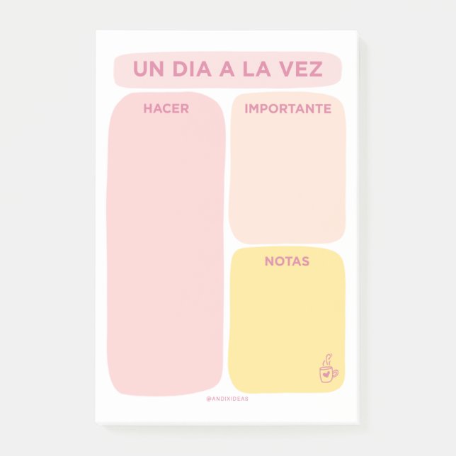 Un Día a la Vez - Post-it Notes (Front)