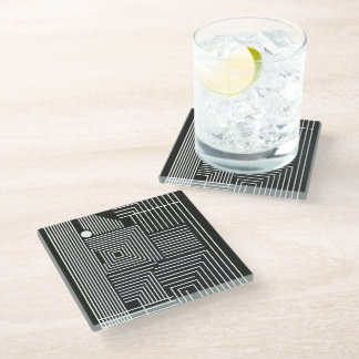 Un Distinto (Noche) Glass Coaster