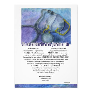 Un estandarte a su juramento Spanish Doctor Poster