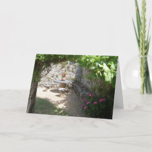 Un jardin à la française holiday card