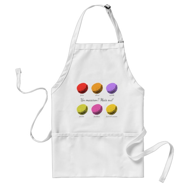 Un macaron? Mais oui! Standard Apron (Front)