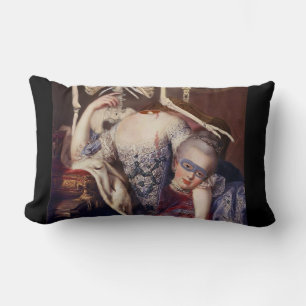 Un portrait pour l'Halloween Lumbar Cushion
