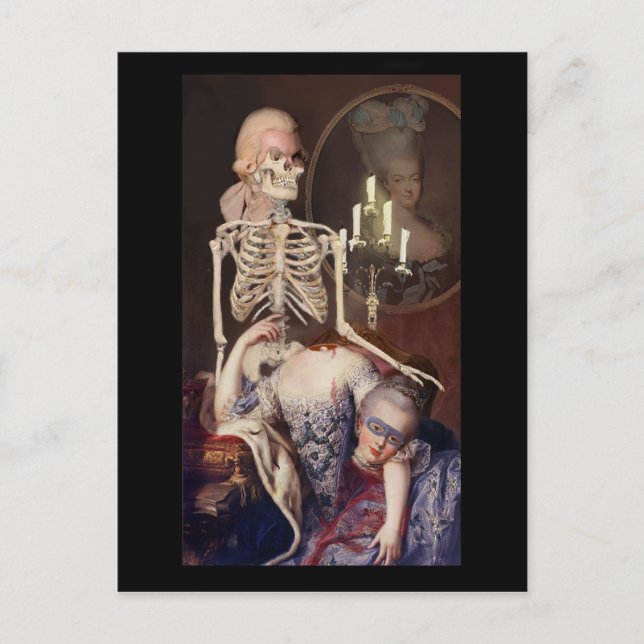 Un portrait pour l'Halloween Postcard (Front)