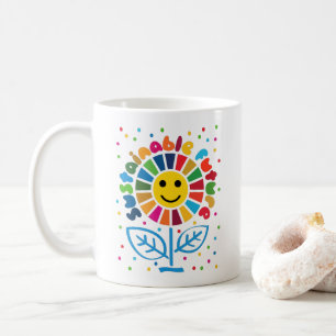 UN SDGs Global Goals 2030 Sustainable Future Coffee Mug