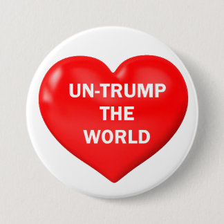 un-trump 7.5 cm round badge