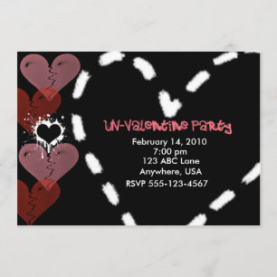 Un-Valentine Party Invitation