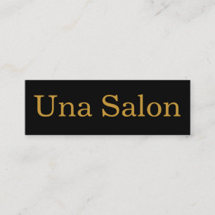 Una Salon Mini Business Card