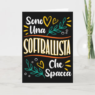 Una Softllista Che Spacca Regali Softll Donna Card